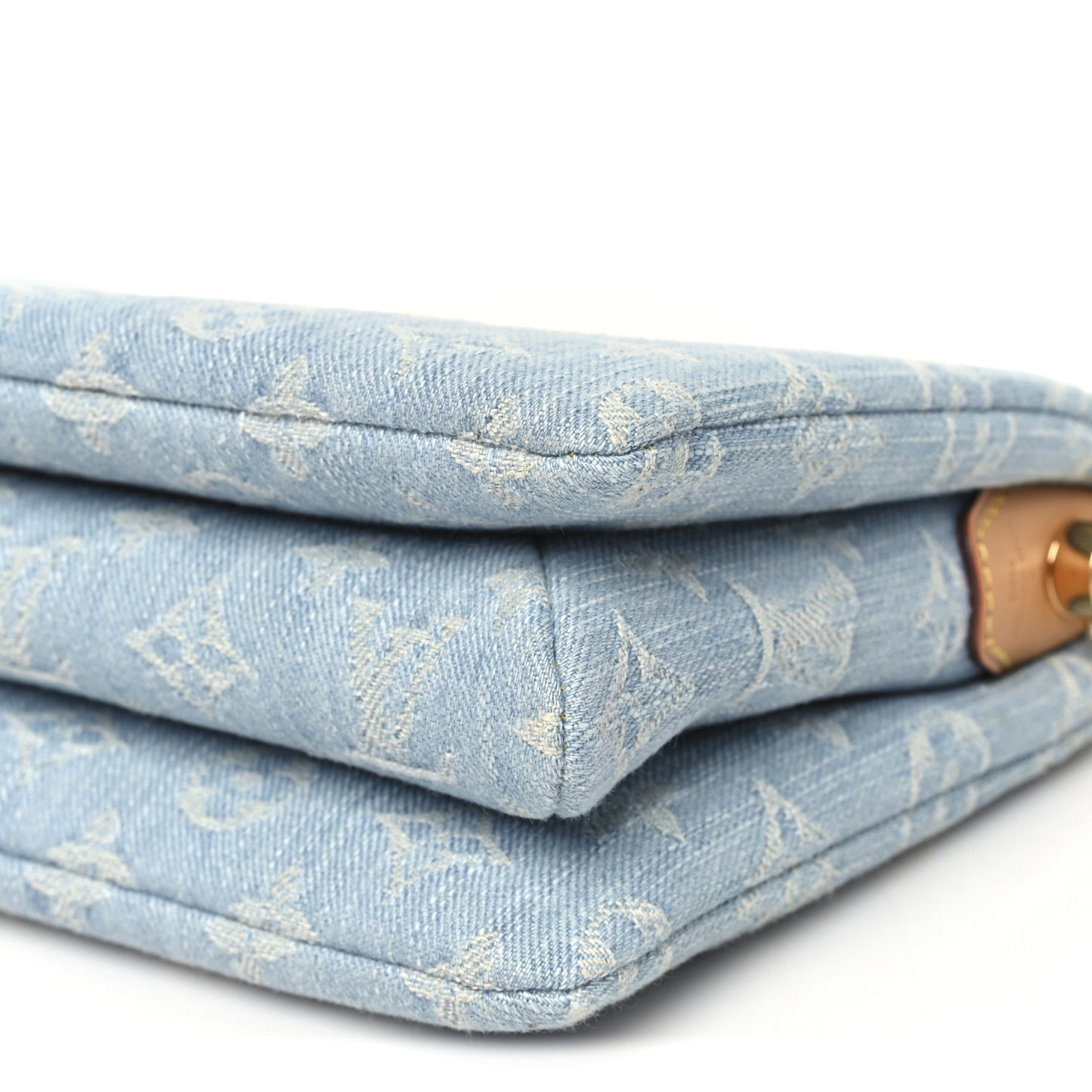 Monogram Denim Coussin BB Sky Blue