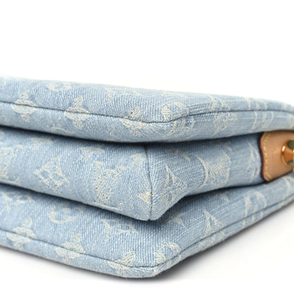 Louis Vuitton Monogram Denim Coussin BB Sky Blue 9 of 10