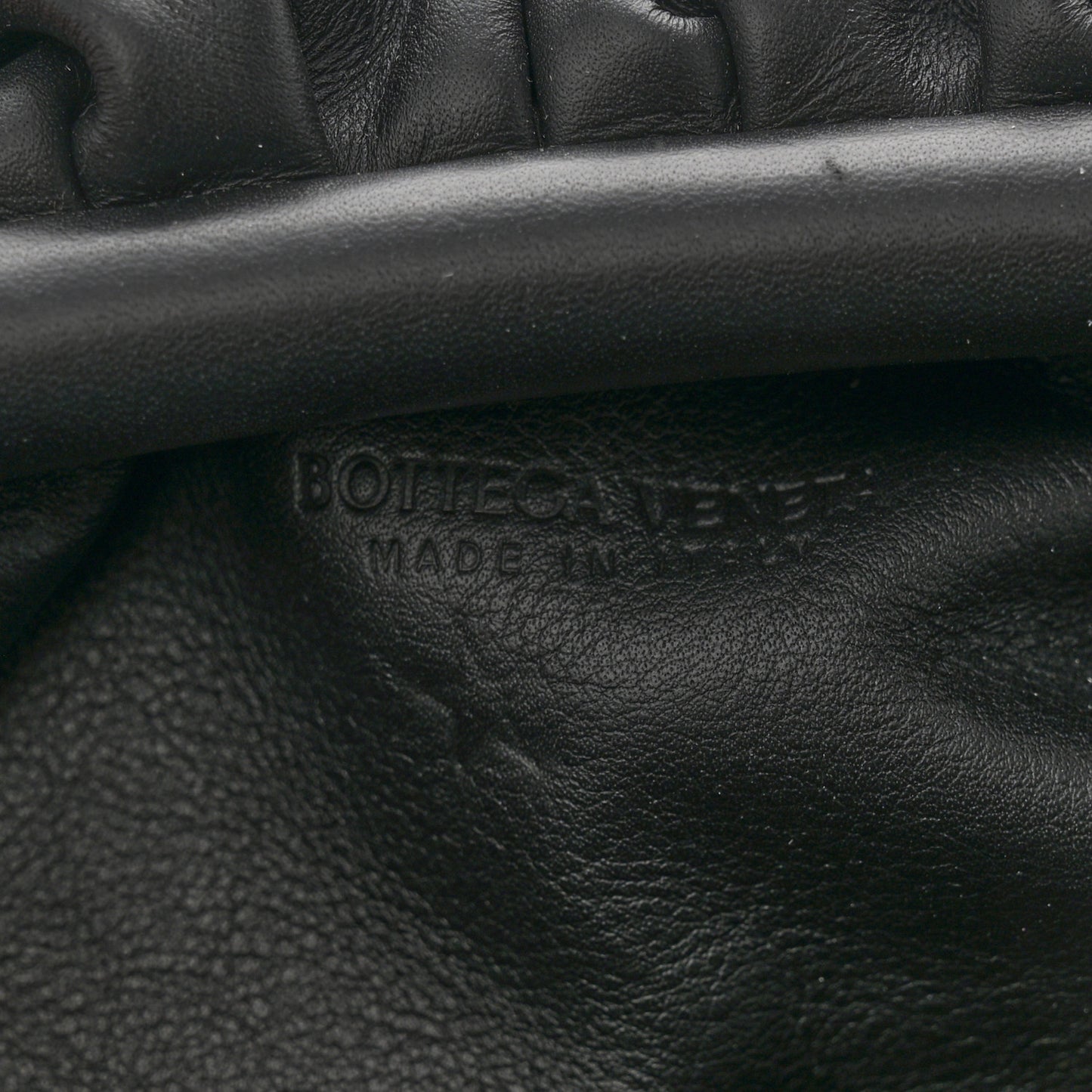 Butter Calfskin The Mini Pouch Black