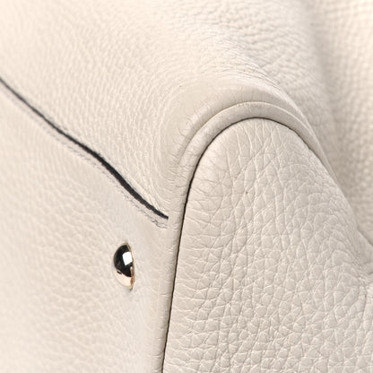 Gucci Calfskin Bamboo Medium Shopper Boston Mystic White 17 of 25