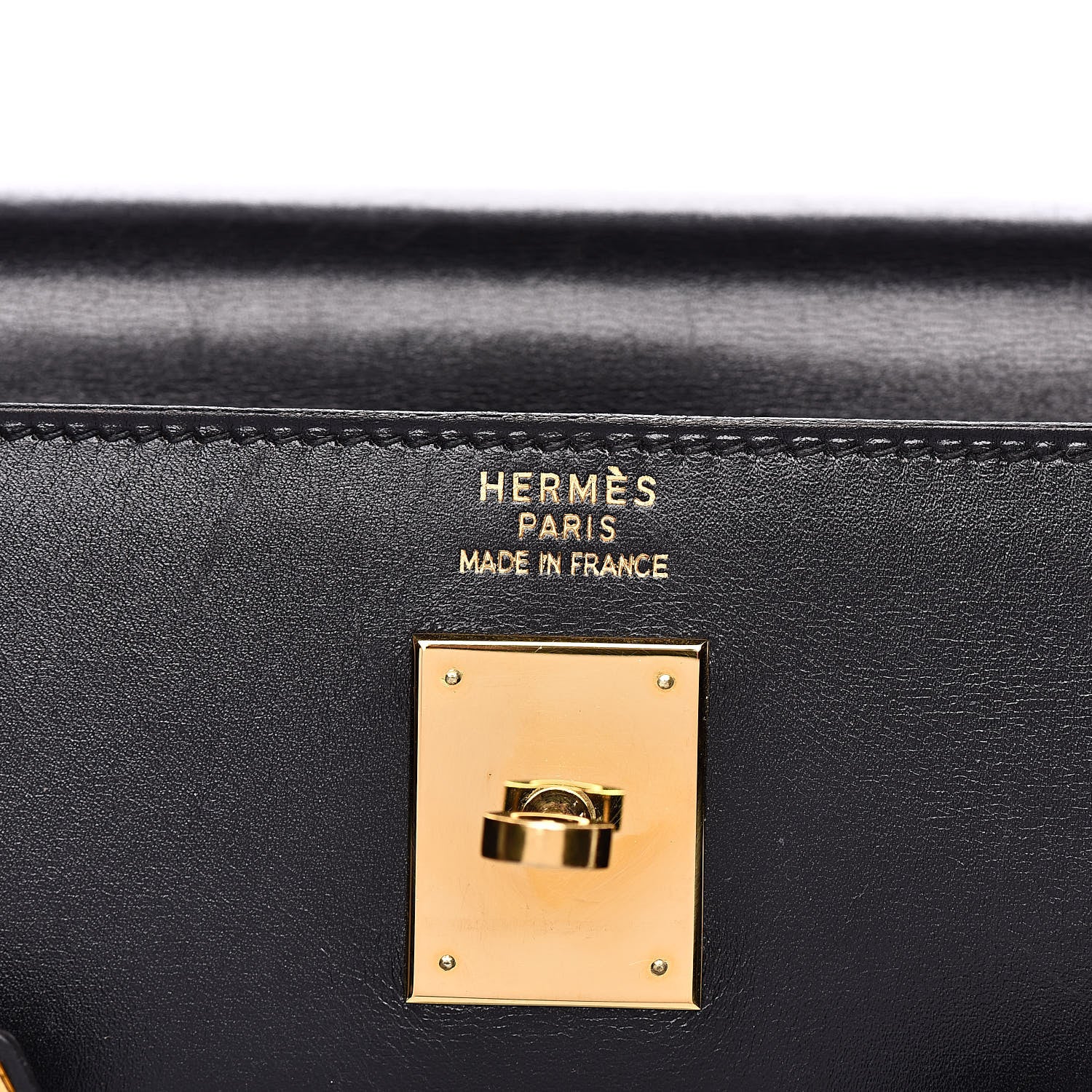 Hermes Box Kelly Retourne 40 Black 8 of 36