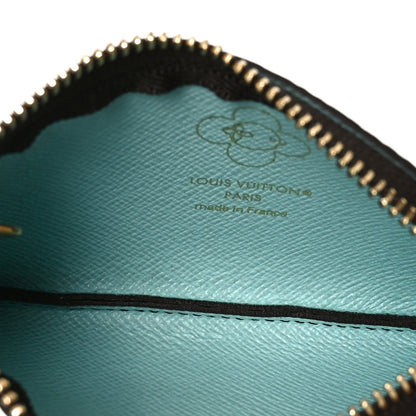 Louis Vuitton Monogram 2025 Christmas Animation Key Pouch Azur Frost 5 of 7