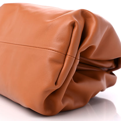 Bottega Veneta Smooth Butter Calf The Pouch Oversized Clutch Clay 8 of 8
