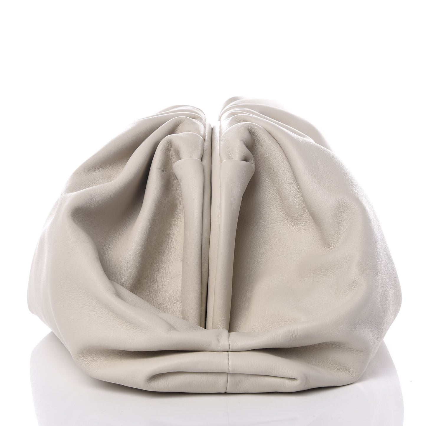Smooth Butter Calf The Pouch Oversized Clutch Plaster