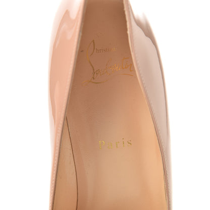 Christian Louboutin Patent Bianca 120 Pumps 41 Nude 6 of 7