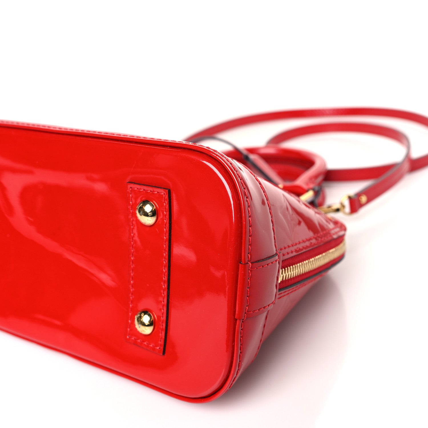 Louis Vuitton Vernis Alma BB Cherry 8 of 8