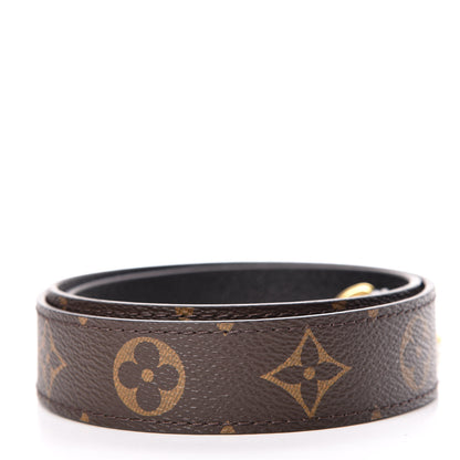 Louis Vuitton Calfskin Monogram Tournelle Shoulder Strap Black 2 of 3