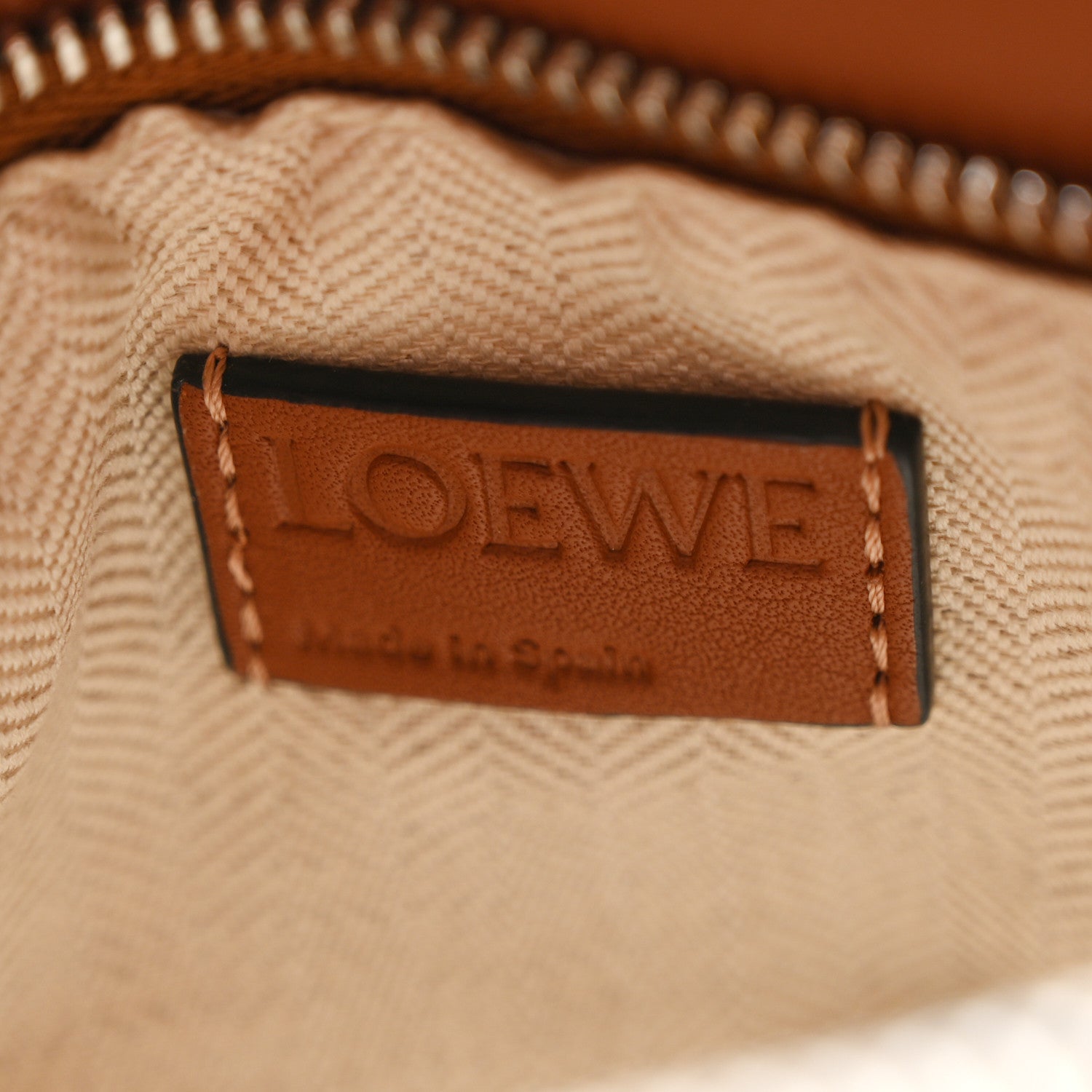 Loewe Calfskin Small Puzzle Bag Light Caramel 6 of 9