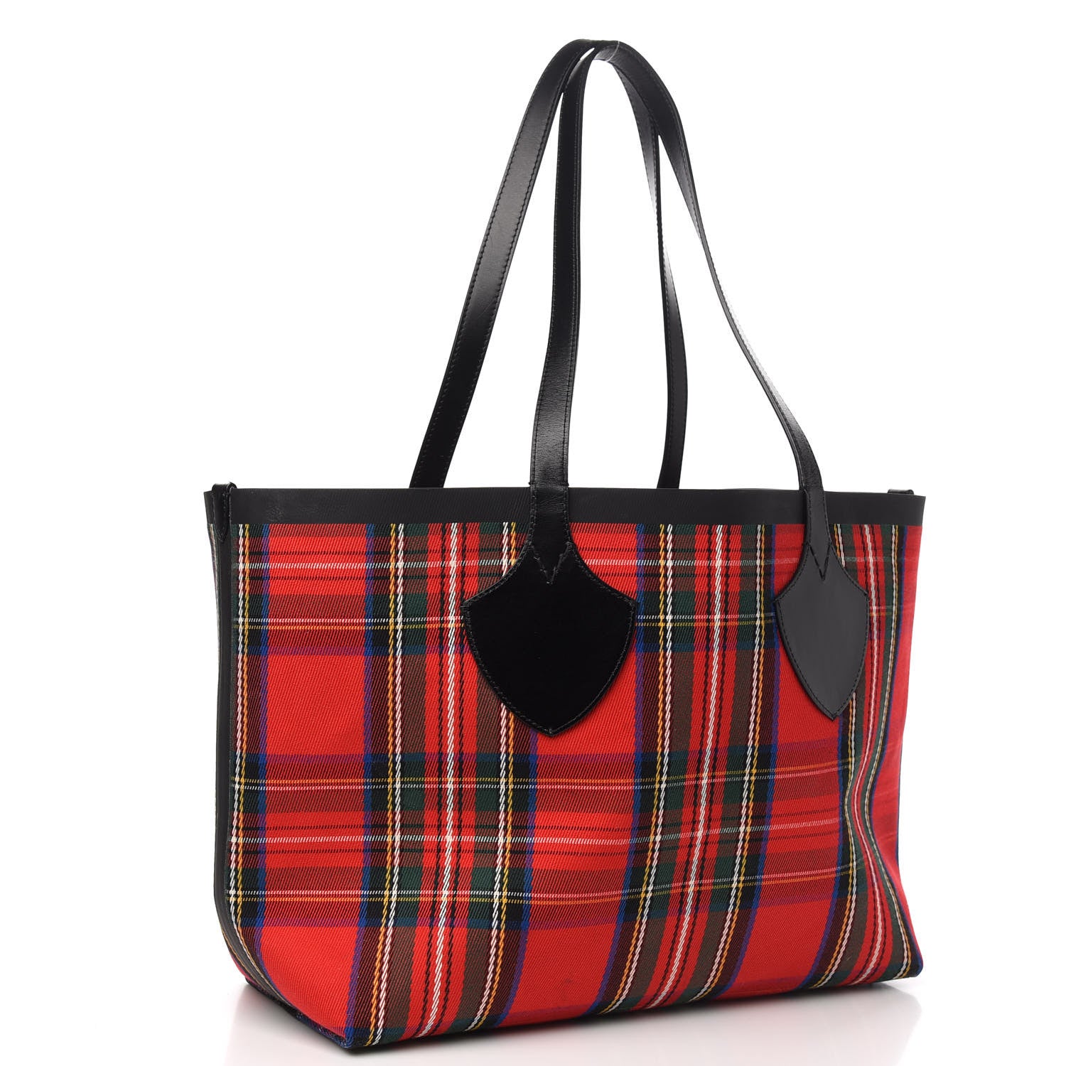 Burberry Vintage Check Medium The Giant Reversible Tote Antique Yellow Bright Red 5 of 16