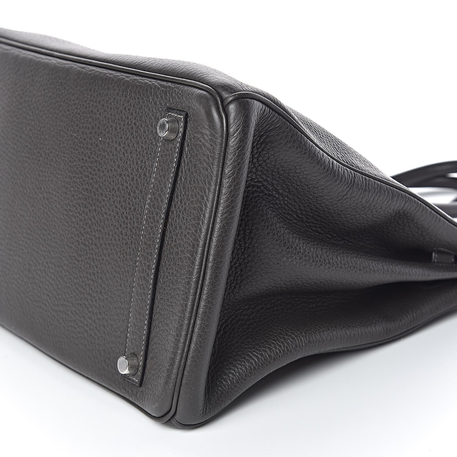 Hermes Taurillon Clemence Birkin 35 Graphite 34 of 37