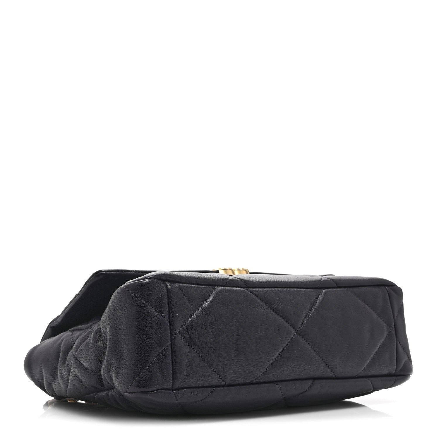 Chanel Goatskin Quilted Large Chanel 19 Flap Puple 4 of 11
