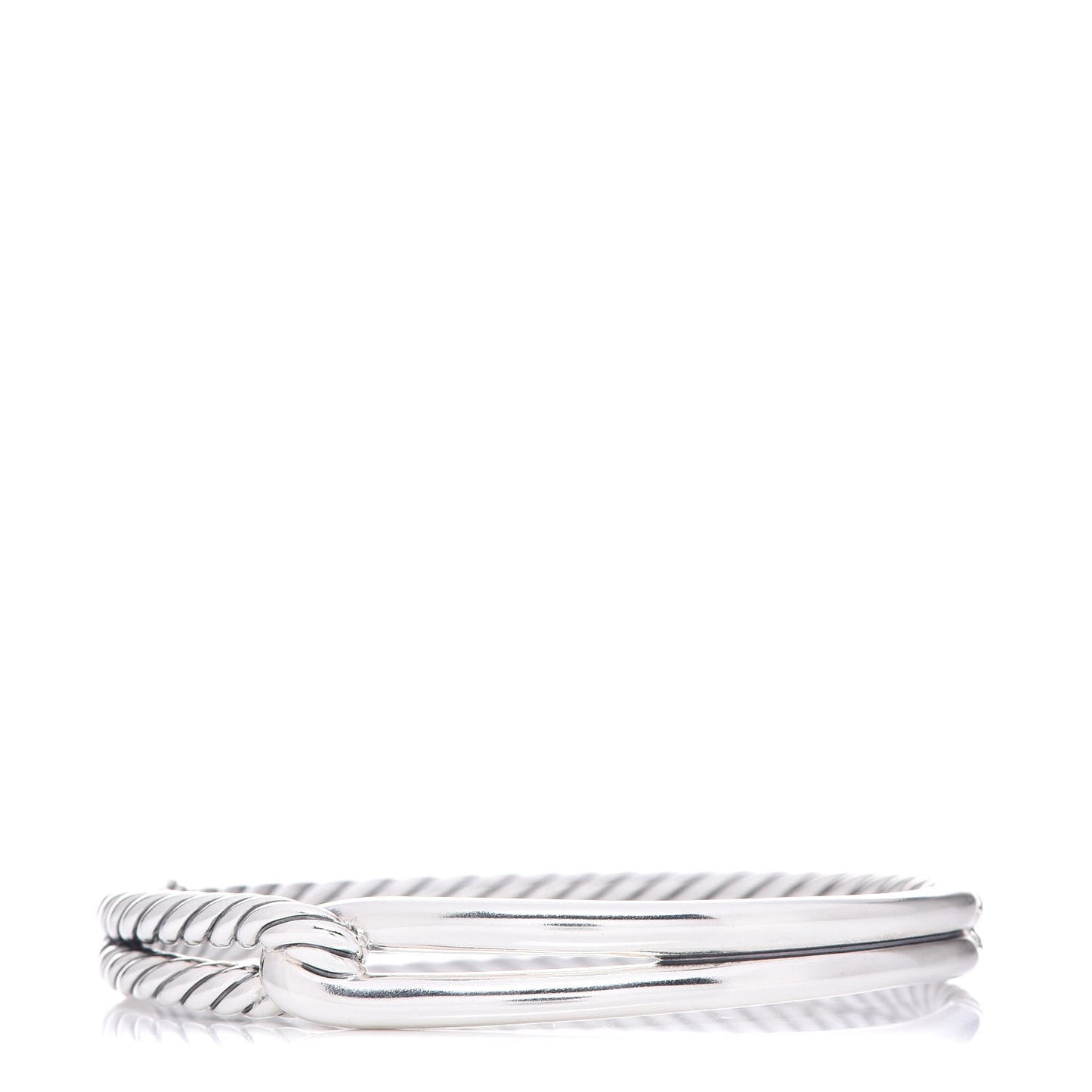 Sterling Silver Single Loop Labyrinth Bracelet