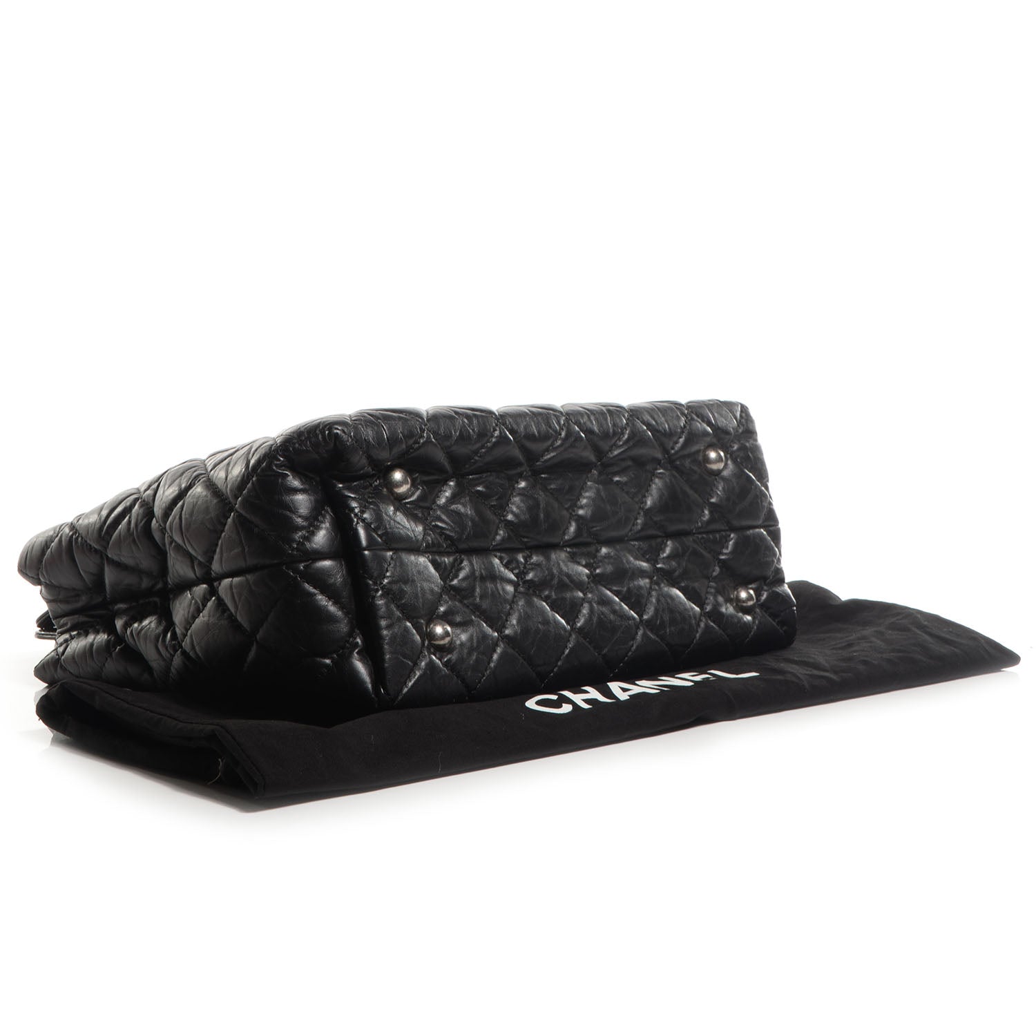 Chanel Aged Calfskin Reissue 2.55 Tote Black 4 of 7