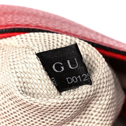 Gucci Pebbled Calfskin Medium Soho Shoulder Bag Red 8 of 12