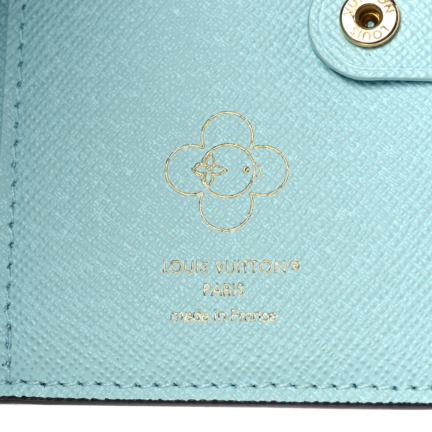 Louis Vuitton Monogram Snow Show Lisa Wallet Azur Frost 6 of 6