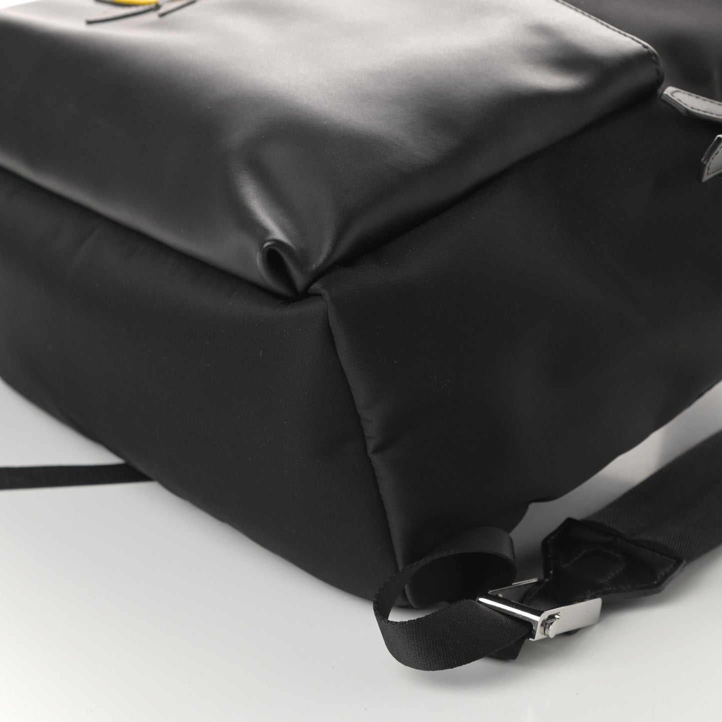 Nylon Calfskin Monster Butterfleye Backpack Black Carbone Multicolor