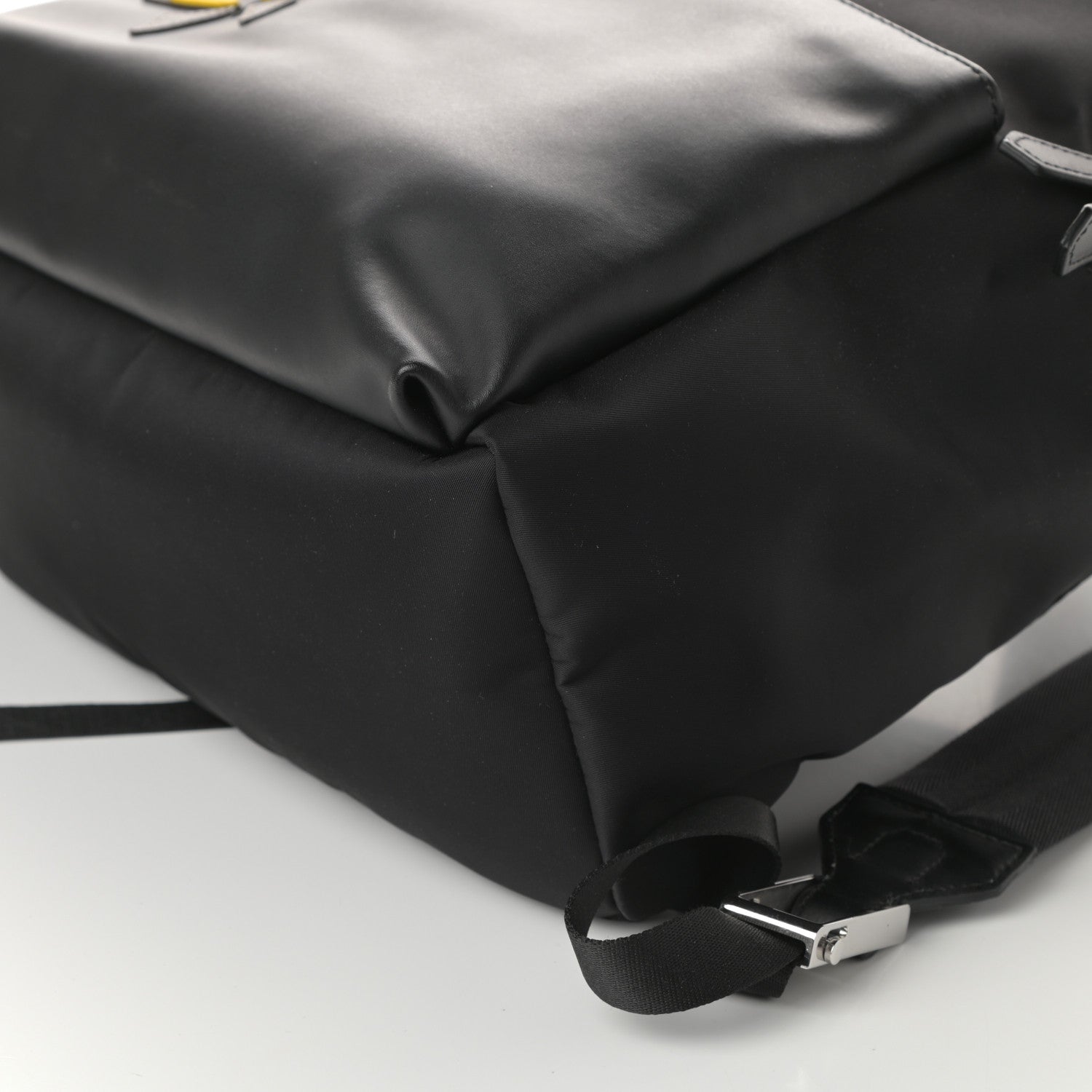 Fendi Nylon Calfskin Monster Butterfleye Backpack Black Carbone Multicolor 9 of 9