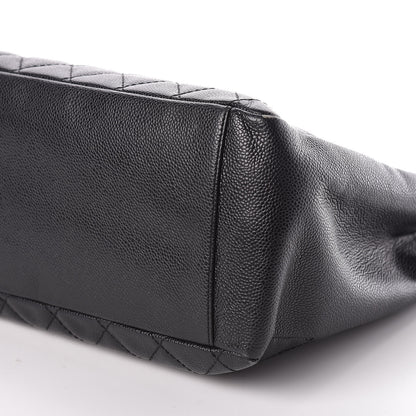 Chanel Caviar Quilted Grand Shopping Tote GST Black 10 of 13