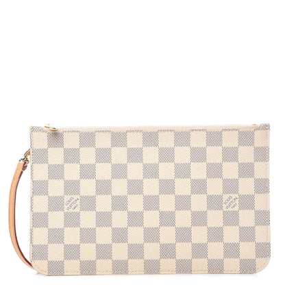 Louis Vuitton Damier Azur Neverfull MM GM Pochette 1 of 7
