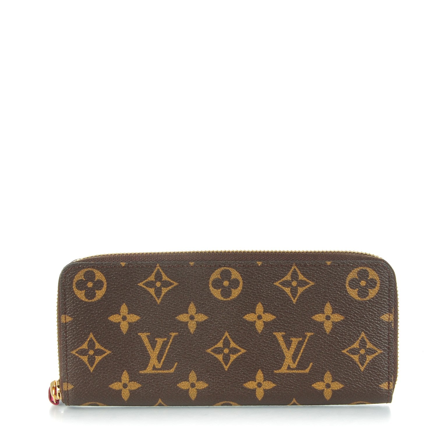 Louis Vuitton Monogram Clemence Wallet Fuchsia 1 of 7