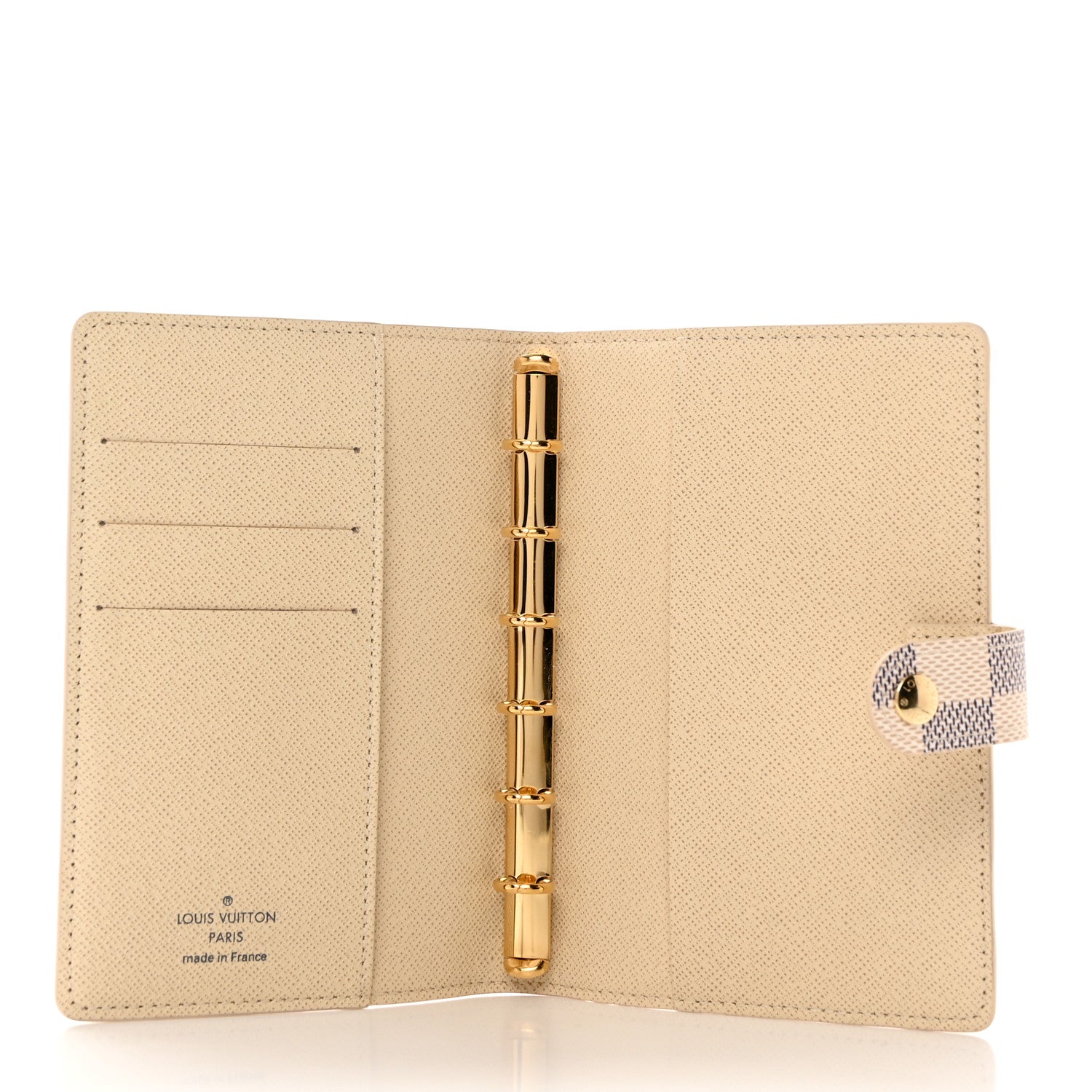 Louis Vuitton Damier Azur Small Ring Agenda Cover 5 of 6