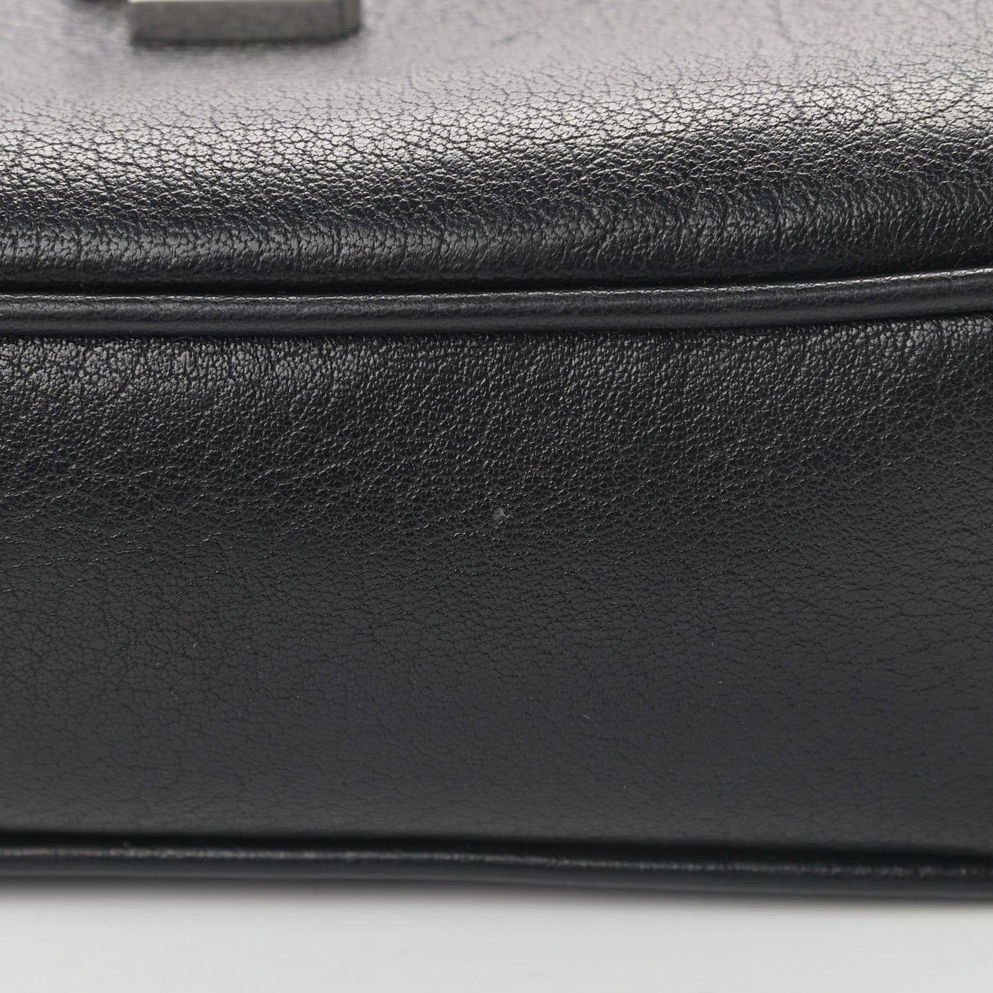 Lambskin Monogram Small Lou Camera Bag Black