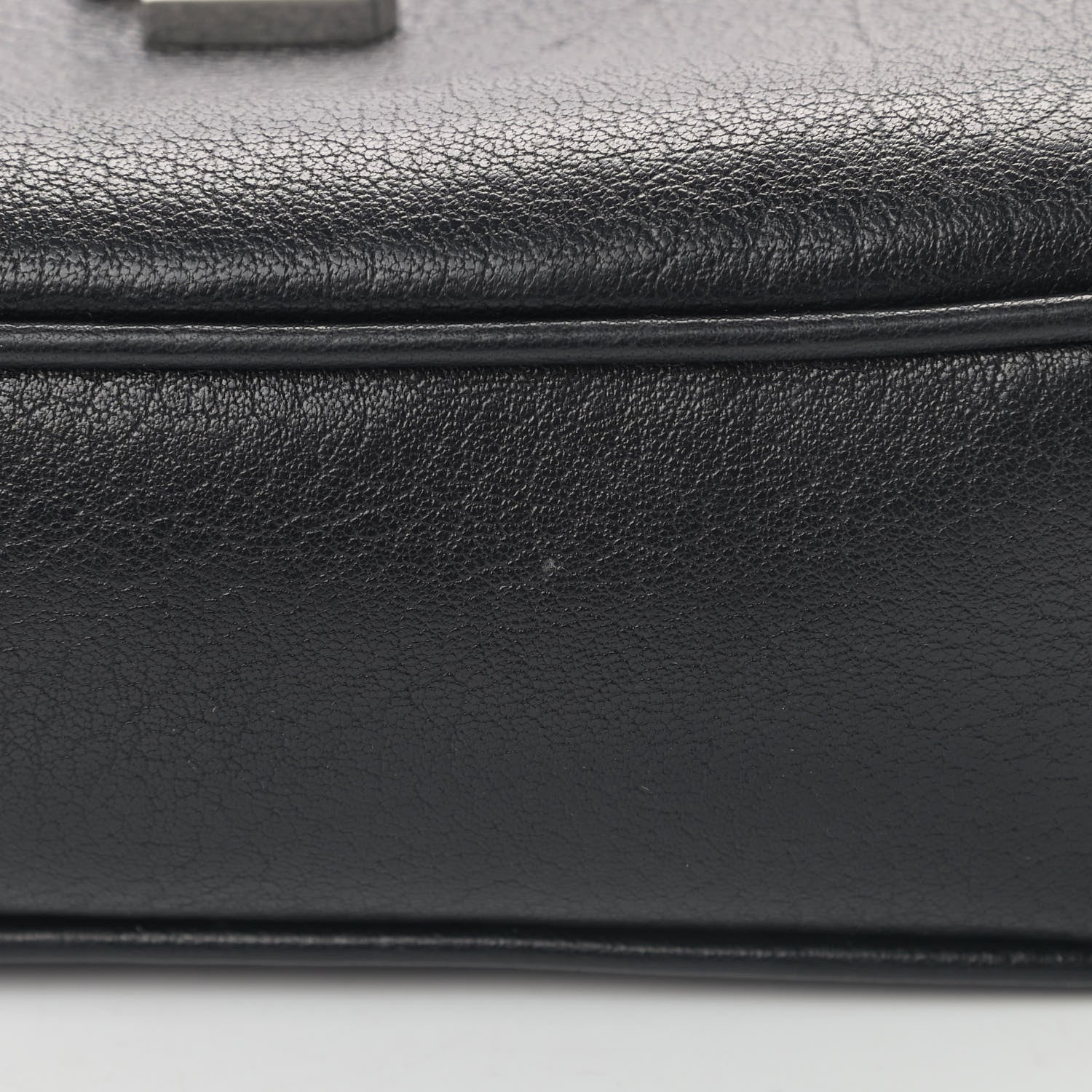 Saint Laurent Lambskin Monogram Small Lou Camera Bag Black 5 of 7