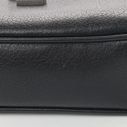 Saint Laurent Lambskin Monogram Small Lou Camera Bag Black 5 of 7