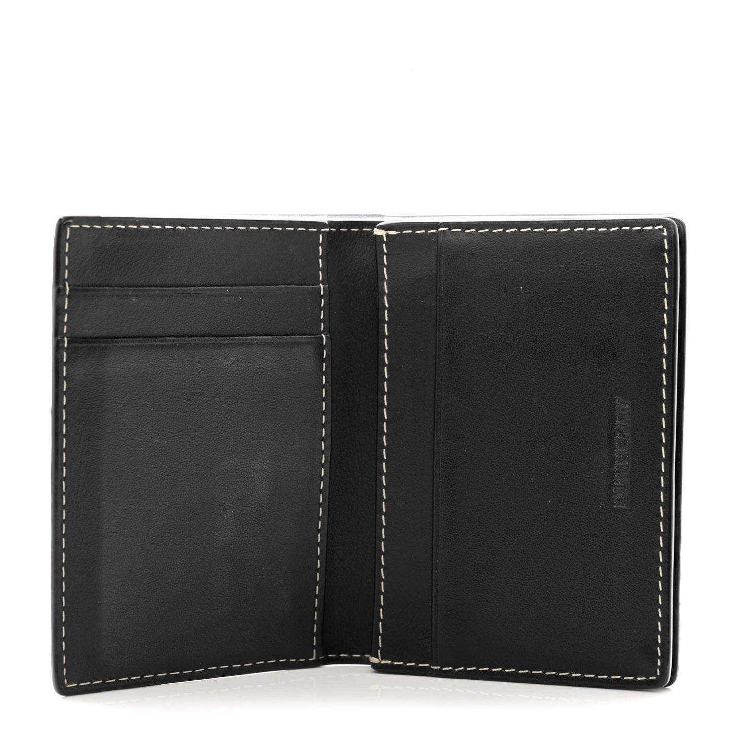 E-Canvas Giant Check Flint Card Case Dark Birch Brown