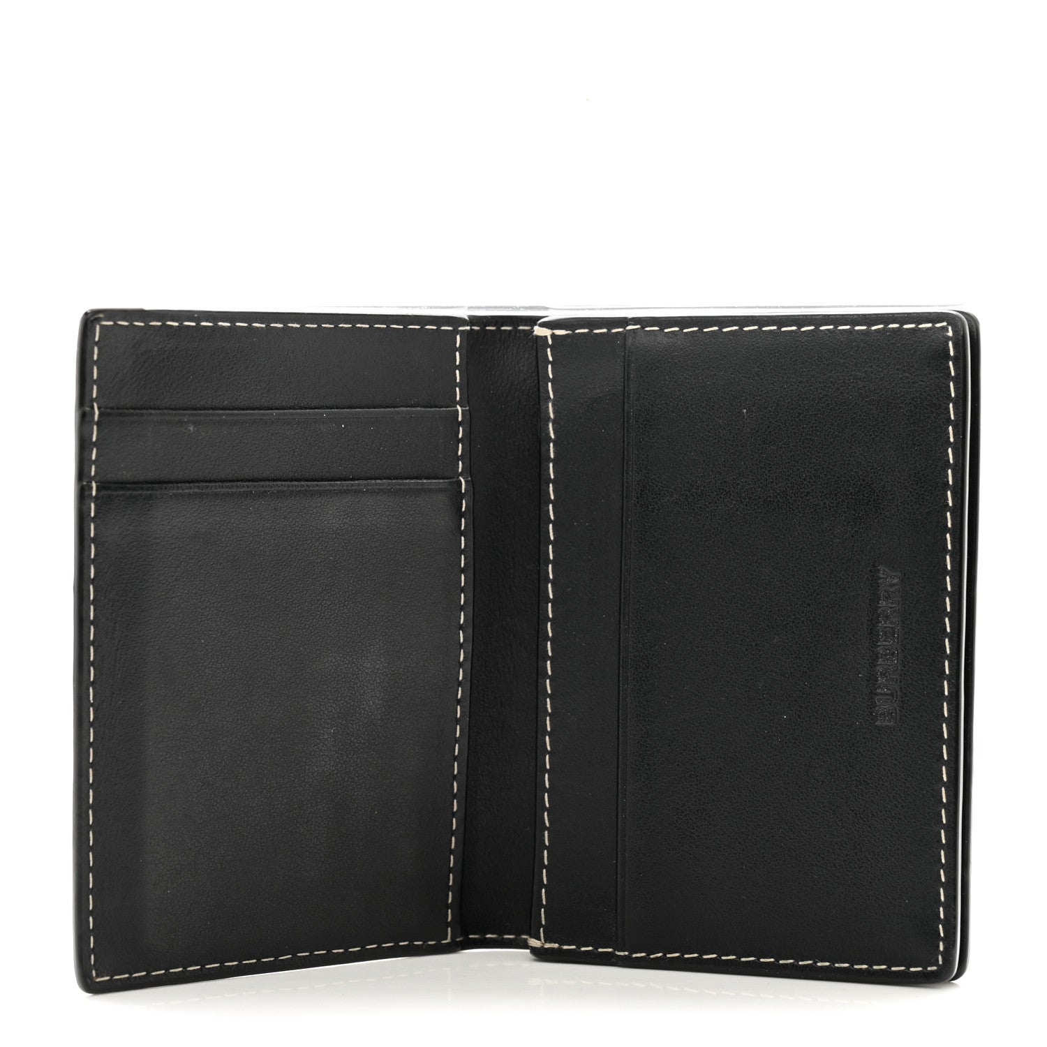 Burberry E-Canvas Giant Check Flint Card Case Dark Birch Brown 5 of 8