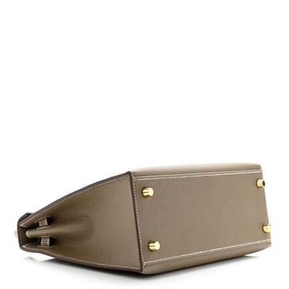 Hermes Epsom Kelly Sellier 25 Etoupe 4 of 11
