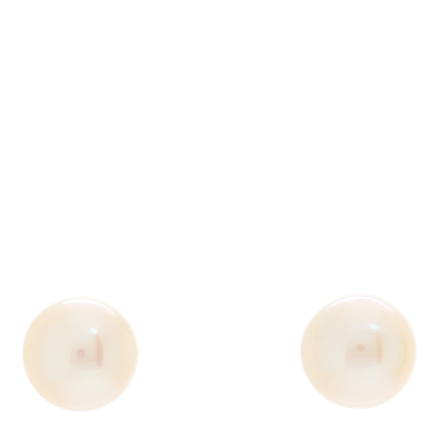 Tiffany Sterling Silver Freshwater Pearl 7-8mm Ziegfeld Earrings 1 of 5