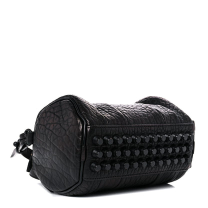 Alexander Wang Pebbled Lambskin Mini Rockie Black Matte Black Hardware 4 of 17