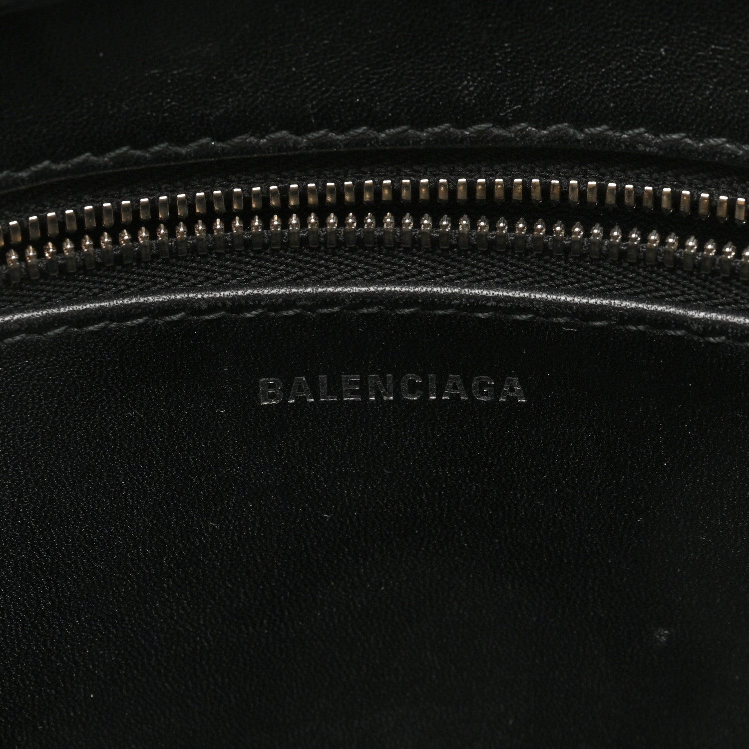 Balenciaga Shiny Day Calfskin Logo XS Triangle Duffle Jaune Black 6 of 11