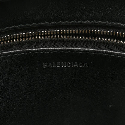 Balenciaga Shiny Day Calfskin Logo XS Triangle Duffle Jaune Black 6 of 11
