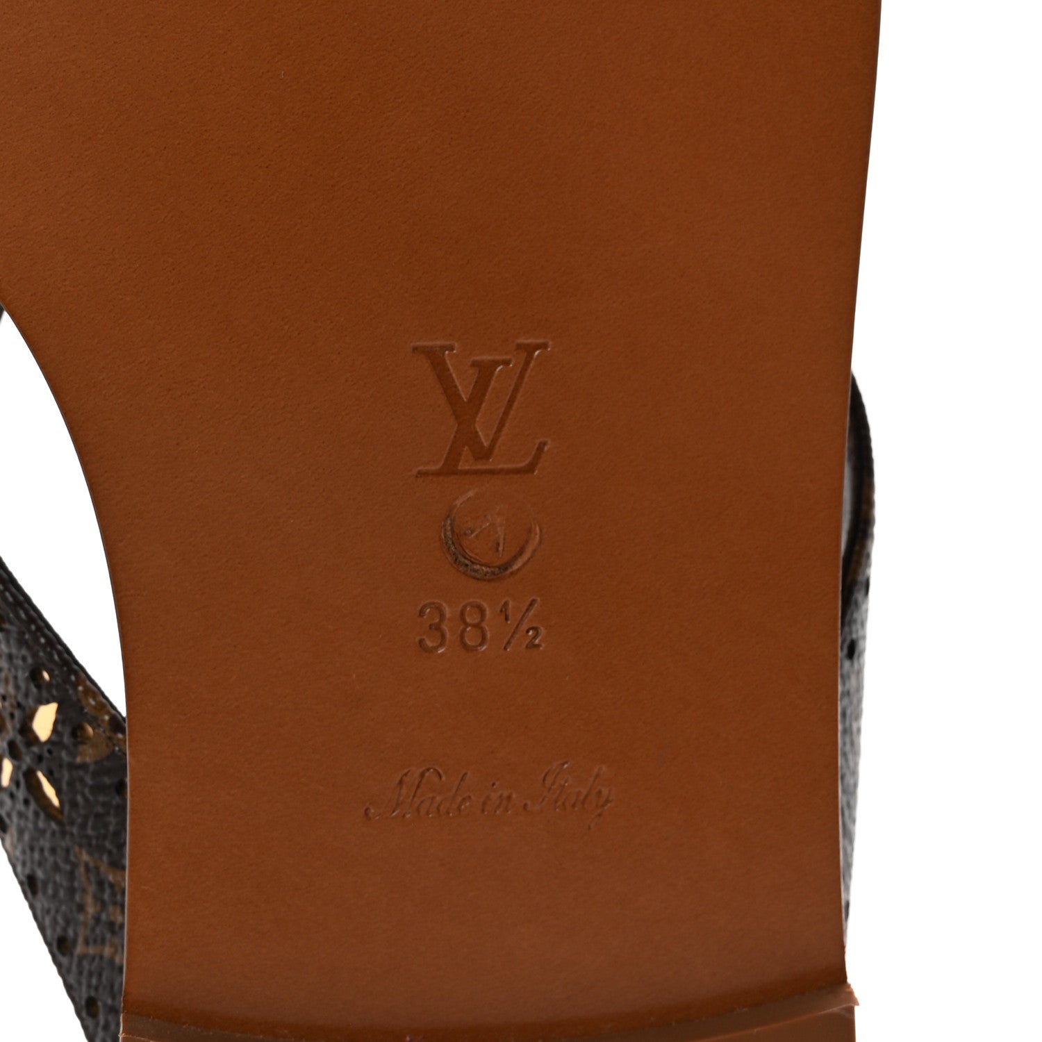 Louis Vuitton Monogram Sunny Flat Thong Sandals 38.5 Brown 7 of 9