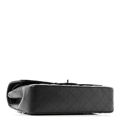 Chanel Caviar Quilted Medium Double Flap Black 4 of 13