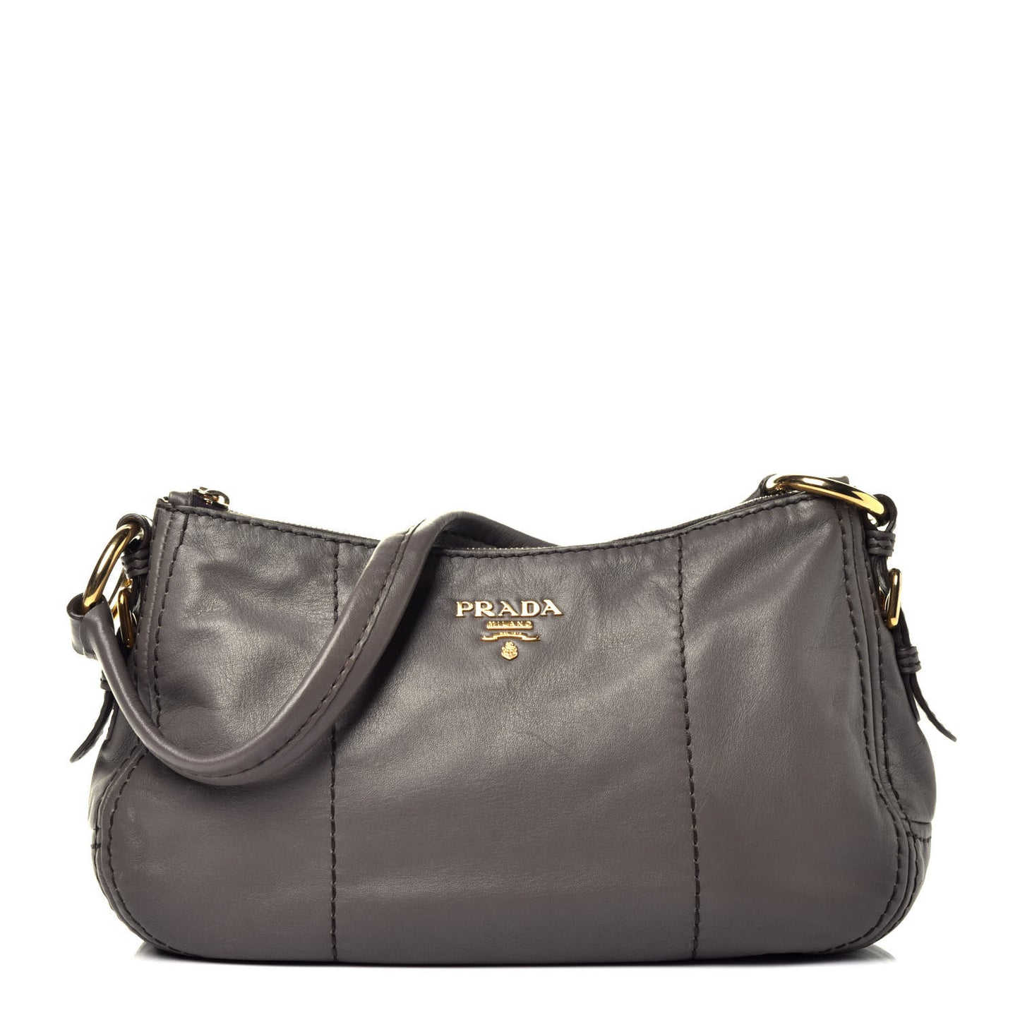 Soft Calfskin Shoulder Bag Bambu