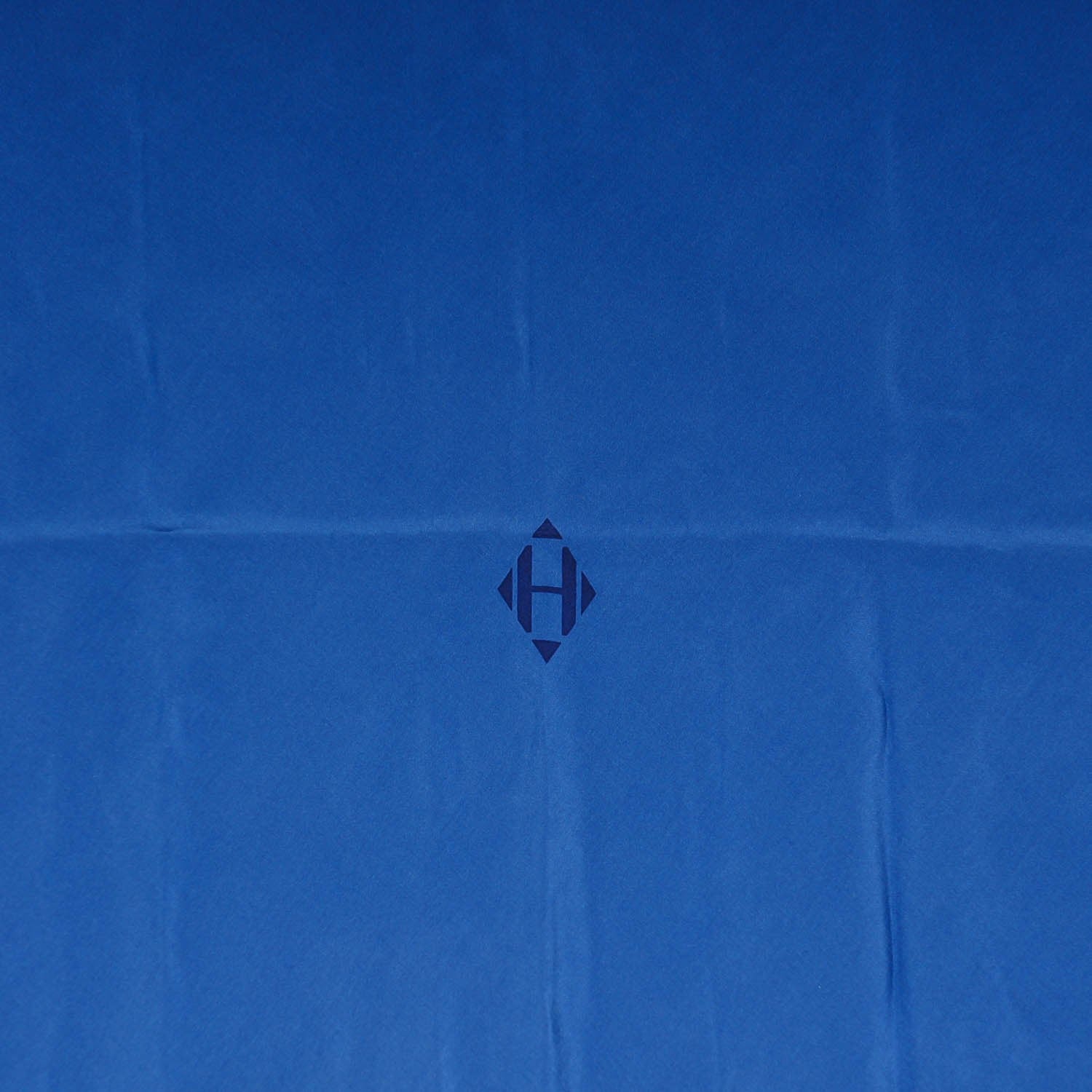 Hermes Washed Silk Maxi Losange Scarf Indigo Bleu Caban 1 of 5