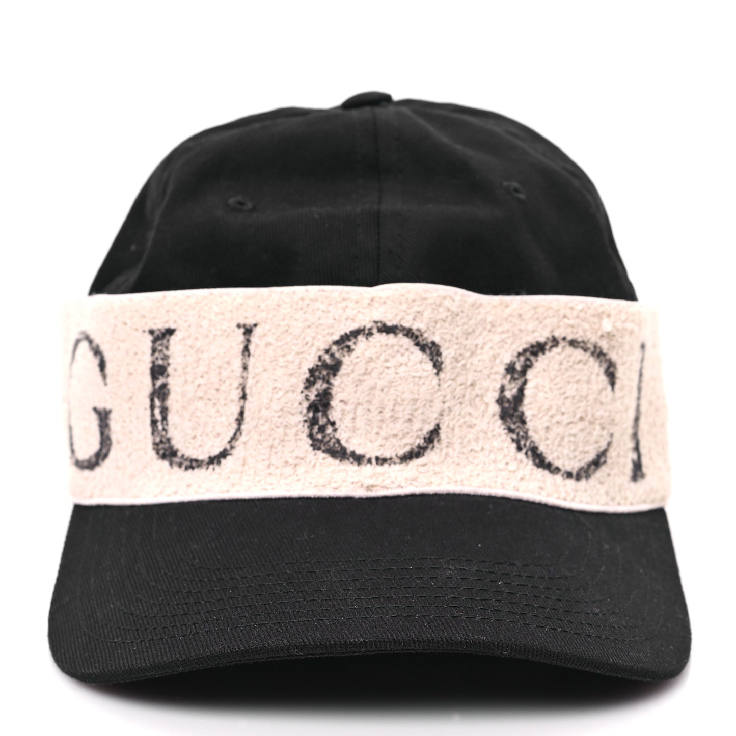 Gabardine Gucci Headband Baseball Hat M Black
