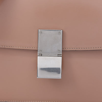 Celine Spazzolato Calfskin Medium Classic Box Flap Bag Nude 20 of 20