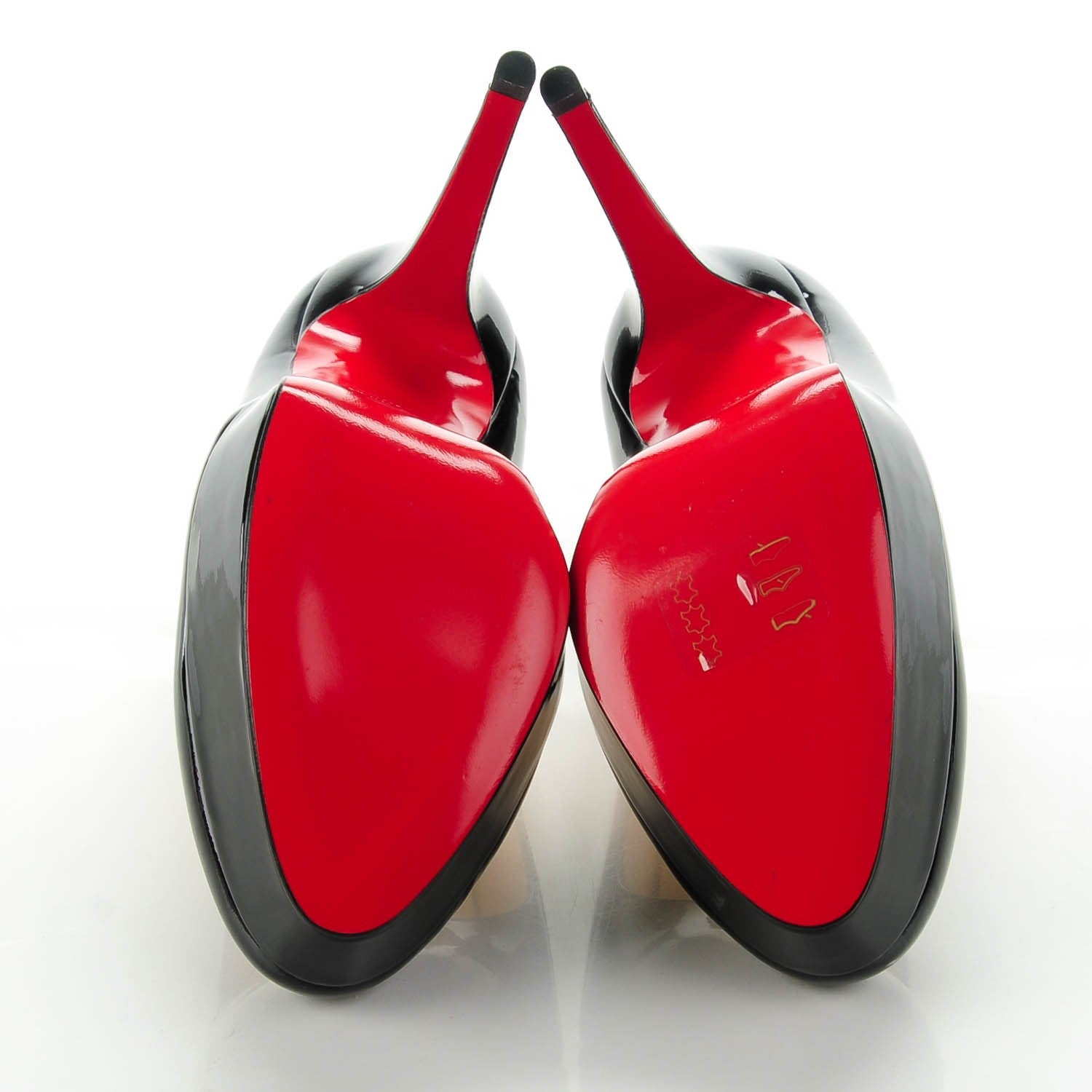 Christian Louboutin Patent Bianca 140 Pumps 39.5 Black 6 of 7