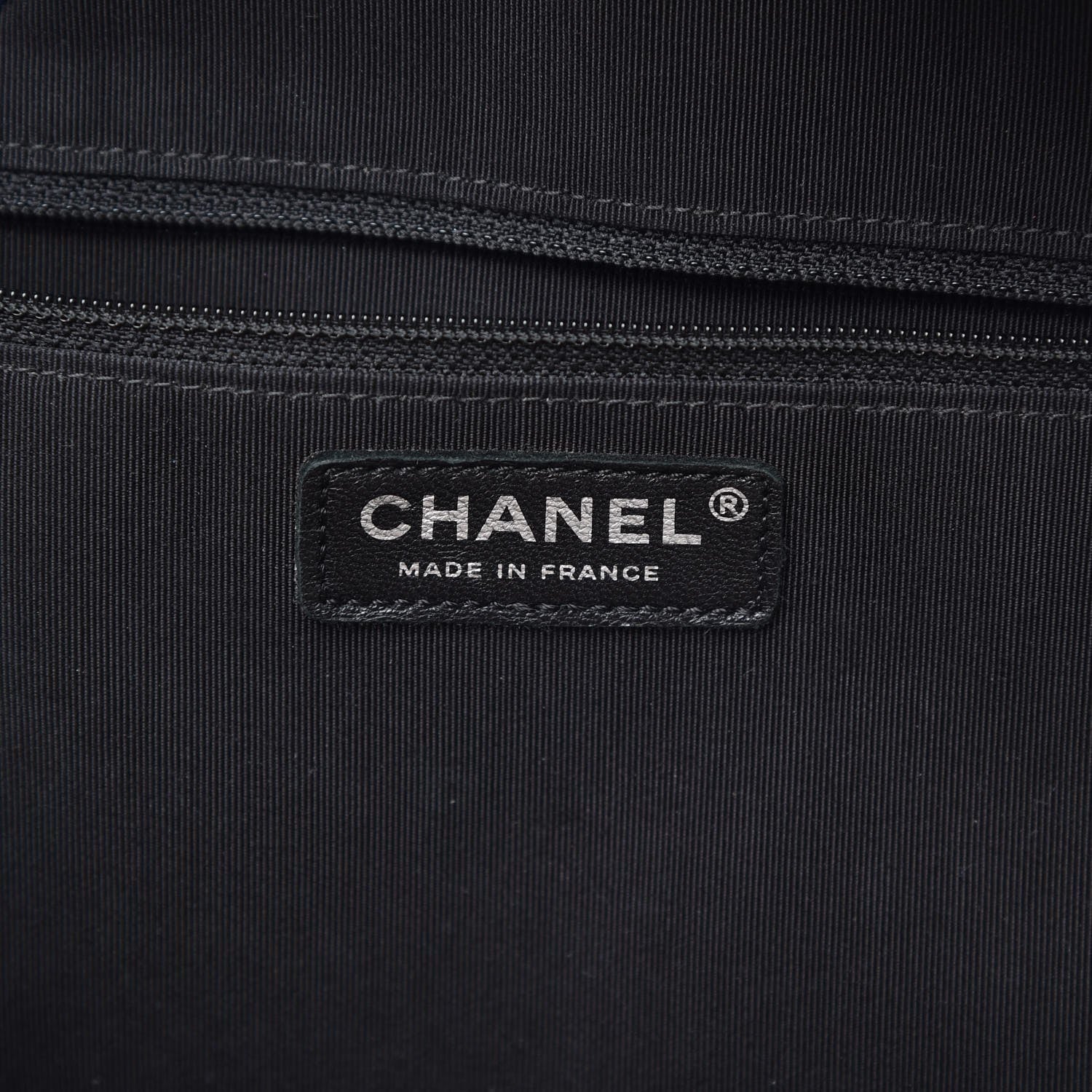 Chanel Calfskin Timeless Duo Bowling Bag White Black 6 of 9