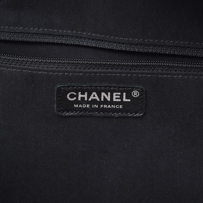 Chanel Calfskin Timeless Duo Bowling Bag White Black 6 of 9