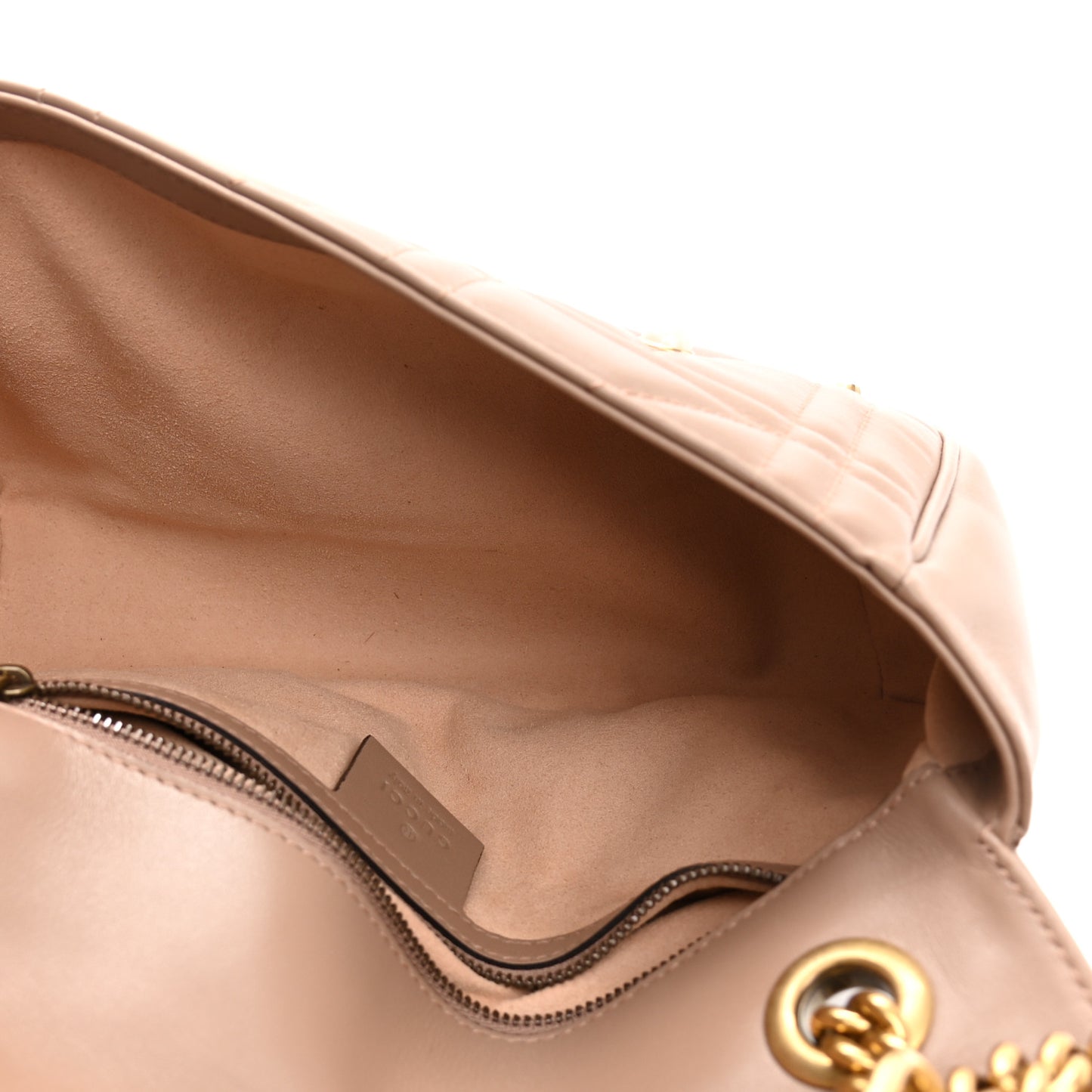 Calfskin Matelasse Studded Mini Pearly GG Marmont Shoulder Bag Porcelain Rose