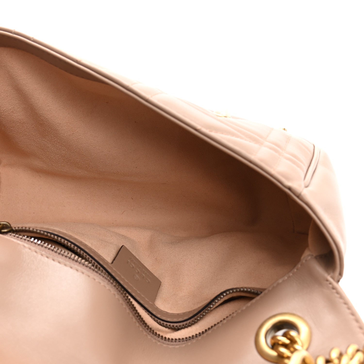 Gucci Calfskin Matelasse Studded Mini Pearly GG Marmont Shoulder Bag Porcelain Rose 5 of 11