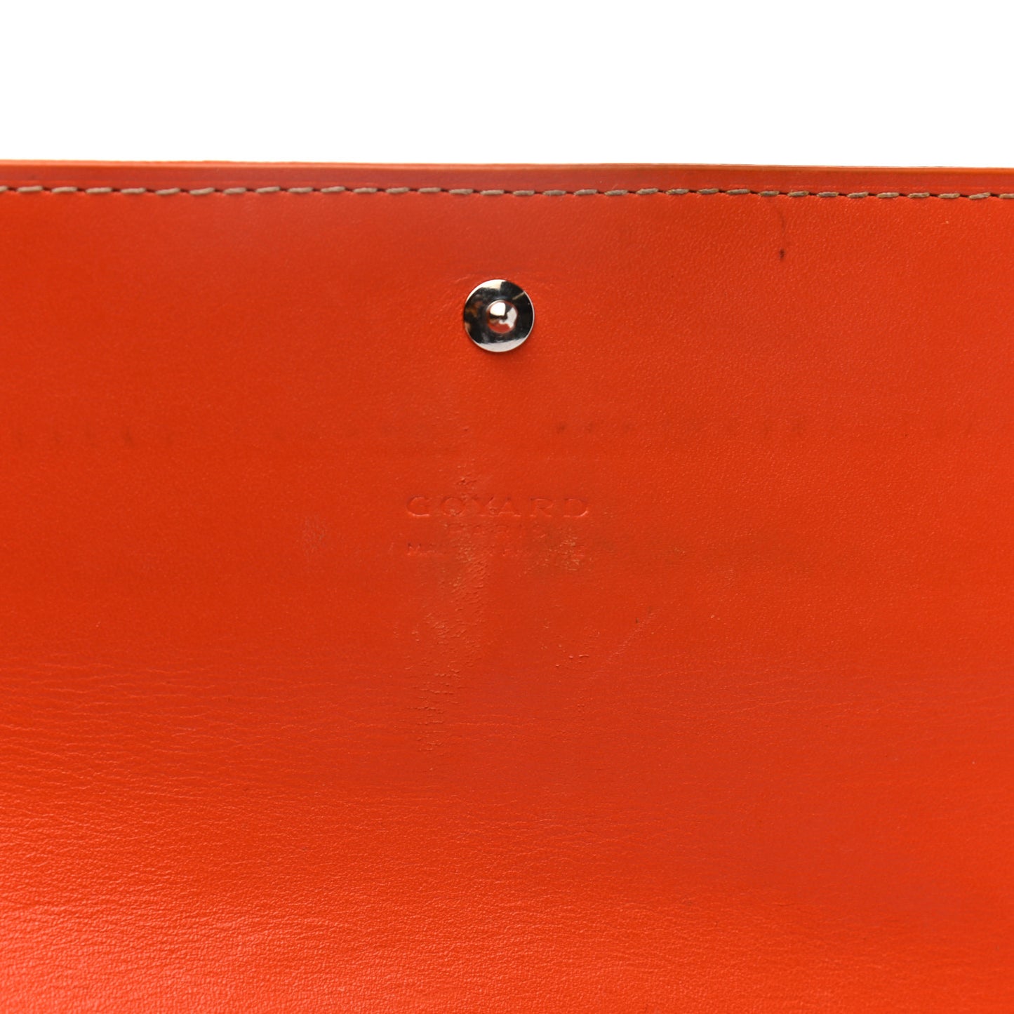Goyardine Varenne Long Wallet Orange