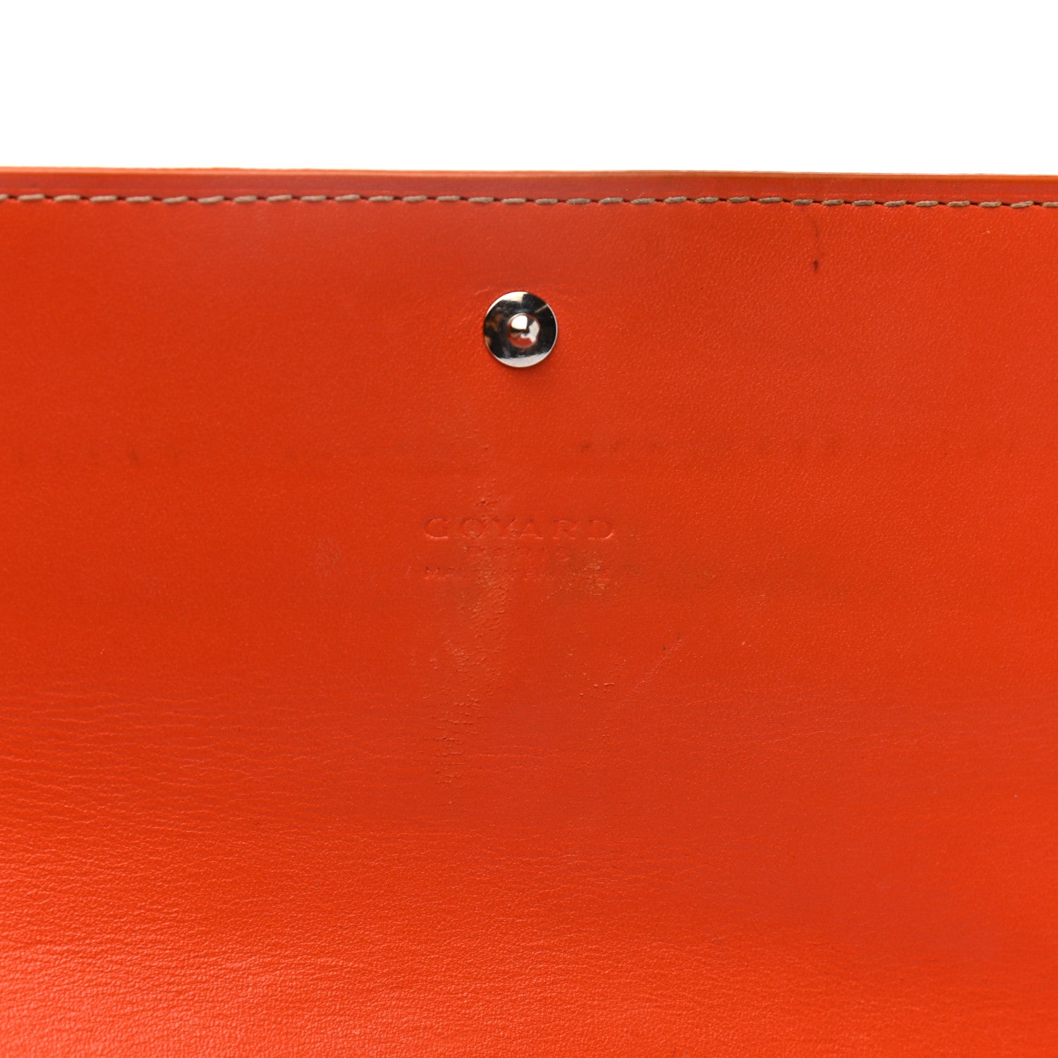 Goyard Goyardine Varenne Long Wallet Orange 8 of 10