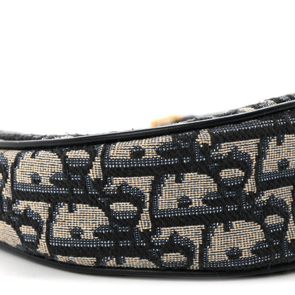 Christian Dior Oblique CD Lounge Bag Blue 8 of 9