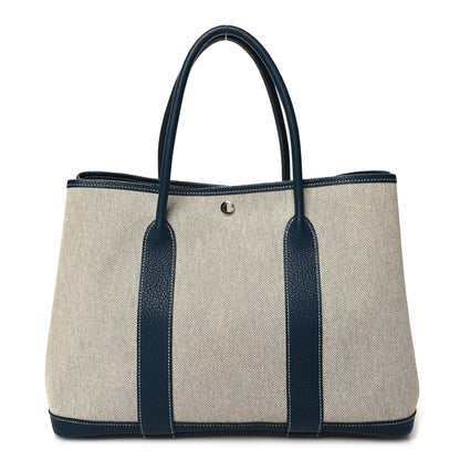 Hermes Toile Negonda Garden Party 36 MM Bleu de Prusse 1 of 13